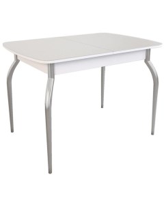 Стеклянный стол Танго белый белый 454589 Woodville
