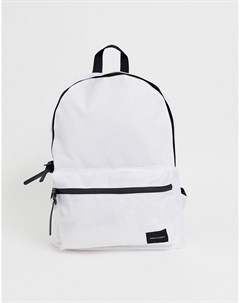 Белый рюкзак с контрастными молниями Asos design