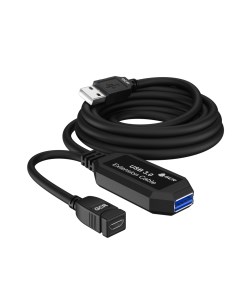 Кабель USB 3 0 Af USB 3 0 Am 5м черный GCR AAF3 GCR 51927 Greenconnect
