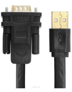 Кабель переходник адаптер USB 2 0 Am COM 9m 2м черный GCR UOC5M BCG 2 0m Greenconnect