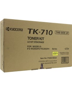 Картридж лазерный TK 710 1T02G10EU0 черный 40000 страниц оригинальный для FS 9130DN FS 9530DN Kyocera