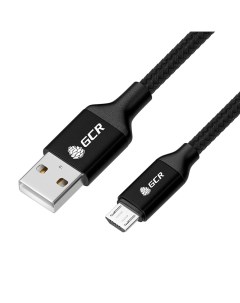 Кабель USB Micro USB быстрая зарядка 3А 1 м черный GCR 52475 GCR 52475 Greenconnect