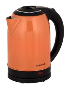 Чайник электрический MW 1098OG 1 7 л оранжевый черный Maxwell