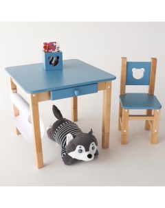 Комплект детской мебели растущий стол и стул ForestBlueRast Simba