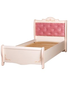 Детская кровать Алиса Белый Кремовый Розовый Hoff