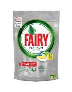 Капсулы для посудомоечной машины Platinum All in One 50 шт Fairy