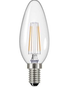 Лампа светодиодная E14 8W 4500K Свеча арт 650967 10 шт General
