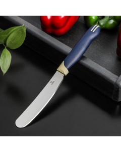 Нож Страйп для масла лезвие 7 5 см цвет синий Доляна