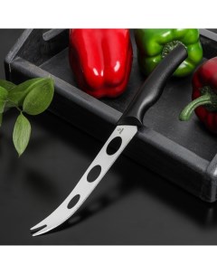 Нож Грайм для сыра лезвие 15 см цвет чёрный Доляна