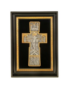 Религиозное панно Крест 40х29 см Nobrand