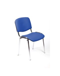 Стул UP_EChair Rio ИЗО хром к з синий Z06 Easy chair