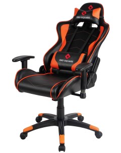 Кресло компьютерное игровое Pro Daring Orange Red square