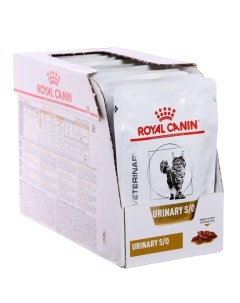 Влажный корм для кошек Urinary S O при МКБ мясо в соусе 12шт по 85г Royal canin