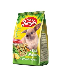 Сухой корм для молодых кроликов J112 400 г Happy jungle