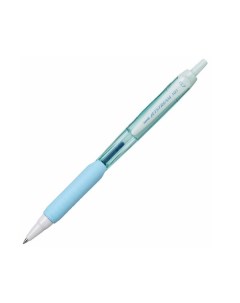 Ручка шариковая масляная автоматическая с грипом JetStream синяя бирюзовый 12 шт Uni