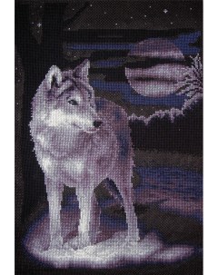Набор для вышивания PANNA Белый волк Gamma
