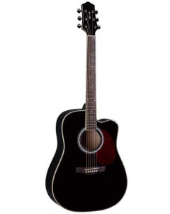 Гитара акустическая DG220CBK с вырезом чёрный Naranda