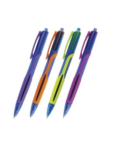 Ручка шариковая масляная автоматическая Phantom color 24 шт 24 шт Brauberg
