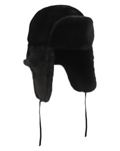 Норковая шапка ушанка Мишка 2 Furland
