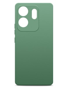 Чехол на Infinix Zero 30 4G силиконовый зеленый опал матовый Brozo