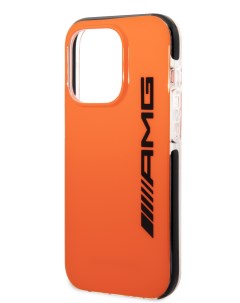 Чехол для iPhone 14 Pro case Orange Black Amg
