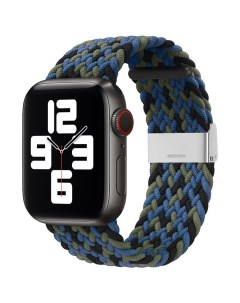 Ремешок для смарт часов Strap Fabric для Apple Watch Ultra 8 7 6 SE 5 4 3 2 Вlue Hurtel