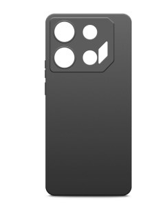 Чехол на Infinix GT 10 Pro силиконовый черный матовый Brozo