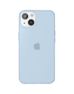 Чехол Gel Plus iPhone 13 голубой прозрачный 87932 Deppa