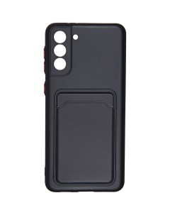 Чехол для Samsung Galaxy S21 Plus Card black Carmega