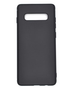 Чехол матовый для Samsung Galaxy S10 Plus черный Inaks