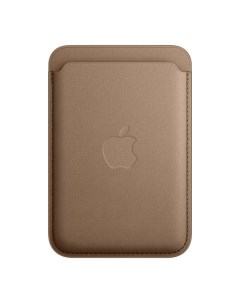 Кожаный чехол бумажник FineWoven MagSafe для iPhone Taupe Apple