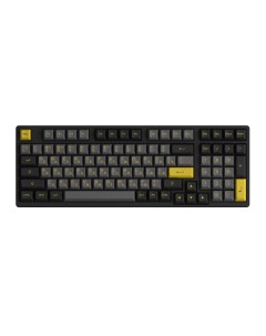 Игровая механическая клавиатура 3098B Black Gold CS Jelly Purple Akko