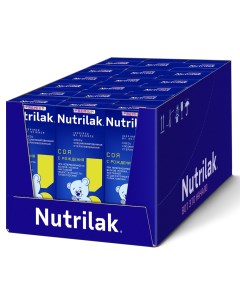 Готовая молочная смесь Соя Нутрилак с рождения 200 мл 18 шт тетра пак Nutrilak