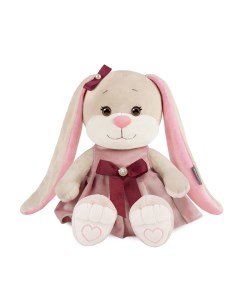 Мягкая игрушка JACK LIN плюшевая зайка в подарочной коробке JL 04202305 20 розовый Maxitoys