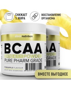 Комплекс аминокислот BCAA 4 1 1 Ананас 150 150 г Atech nutrition