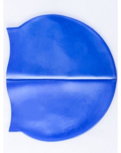 Шапочка силиконовая для плавания в бассейне синий Nobrand