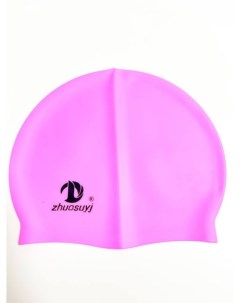 Шапочка силиконовая для плавания в бассейне розовый Nobrand