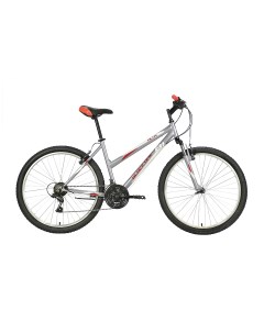 Велосипед Alta 26 2021 16 серый красный белый Black one