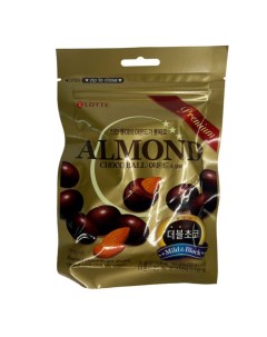 Миндаль в шоколаде Almond choco balls 70 г Lotte
