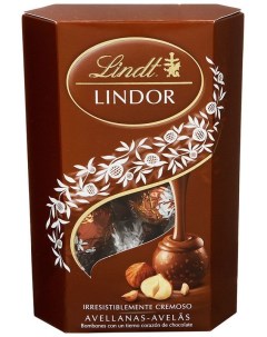 Набор конфет lindor молочный шоколад с кусочками фундука 200 г Lindt