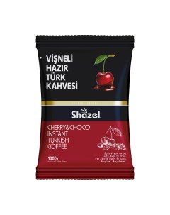 Кофе растворимый со вкусом шоколада и вишни 100 г Shazel