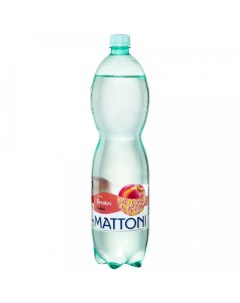 Газированный напиток со вкусом персика среднегазированный 1 5 л Mattoni
