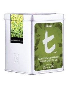 Чай зеленый t Series Park estate Emerald special OP листовой 70 г Dilmah