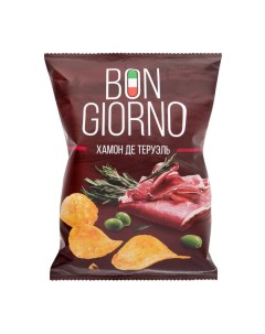 Чипсы картофельные хамон де теруэль 90 г Bon giorno