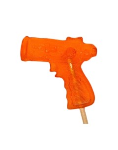 Карамель на палочке Пистолет оранжевый 45 г Страна леденцов