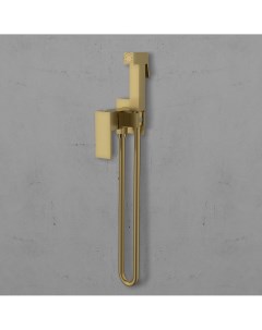 Гигиенический душ VHFW 102BG из латуни со смесителем брашированное золото Vincea