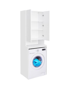 Шкаф для стиральной машины ЛОНДРИ 60 белый глянец 1A260503LH010 Aquaton