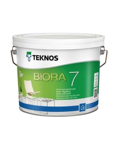 Краска Biora 7 белый 9 л Teknos