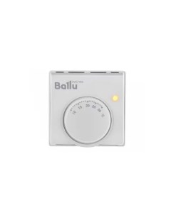 Терморегулятор термостат до 2000Вт Для инфракрасного отопления светло серый Ballu