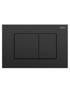 Кнопка смыва BAU Stil Q00003 для инсталляциии черный матовый Bauedge